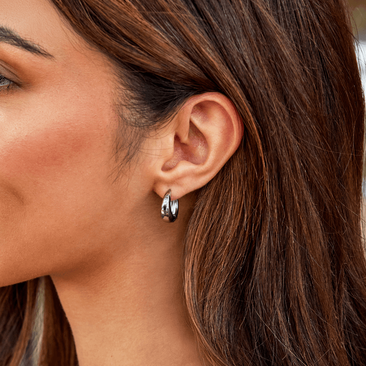 Audrey – Aros elegantes en plata