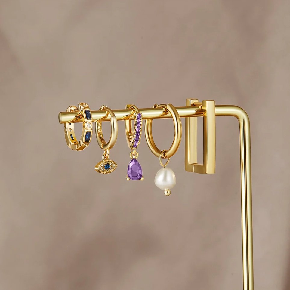 Pendientes gotas de ojos – Diseño único y elegante