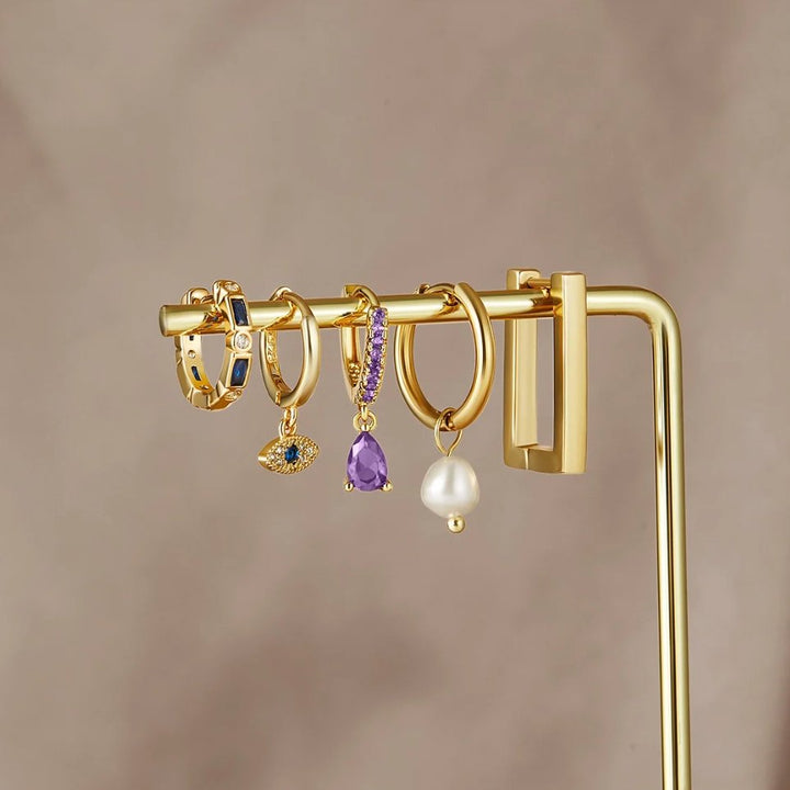 Pendientes gotas de ojos – Diseño único y elegante