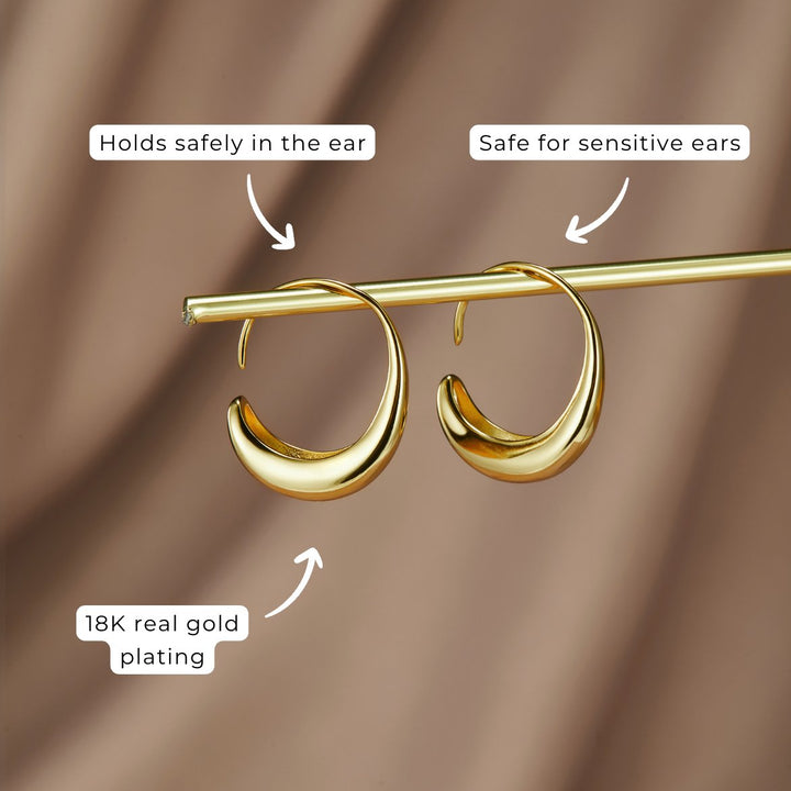 Cina – Aros con colgante en forma de gota