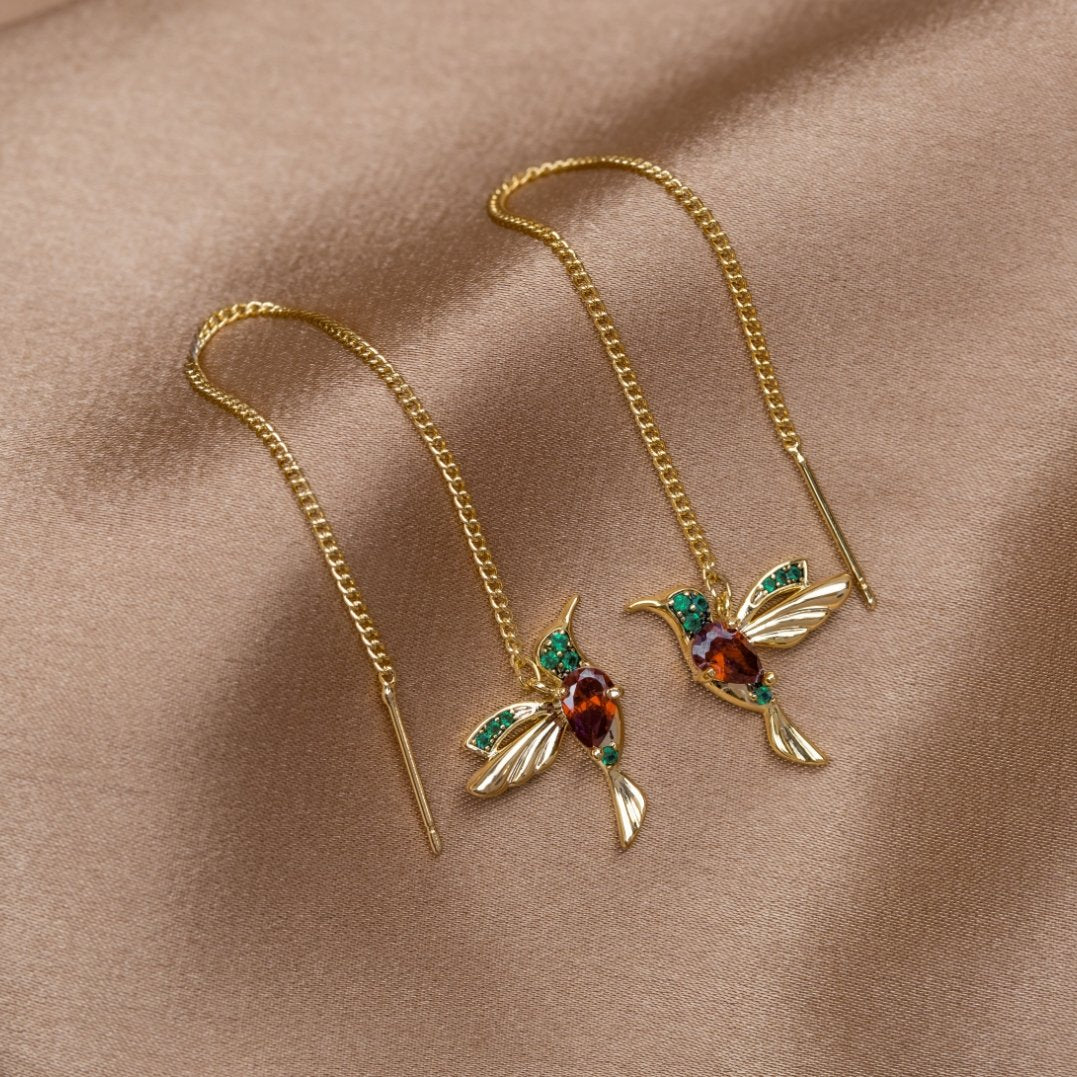 Pendientes de colibrí – Diseño chic y delicado