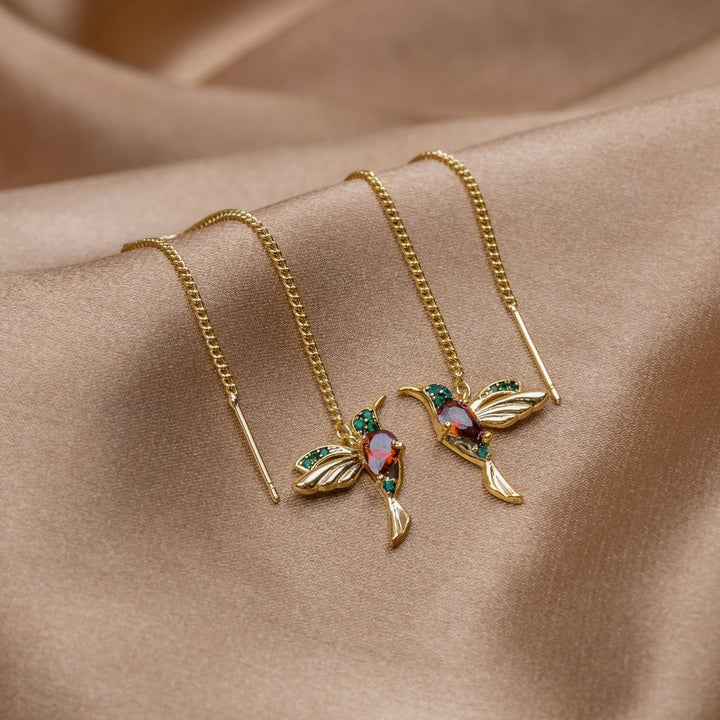 Pendientes de colibrí – Diseño chic y delicado