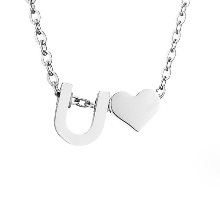 Amor eterno – Collar de plata con sobre y corazón