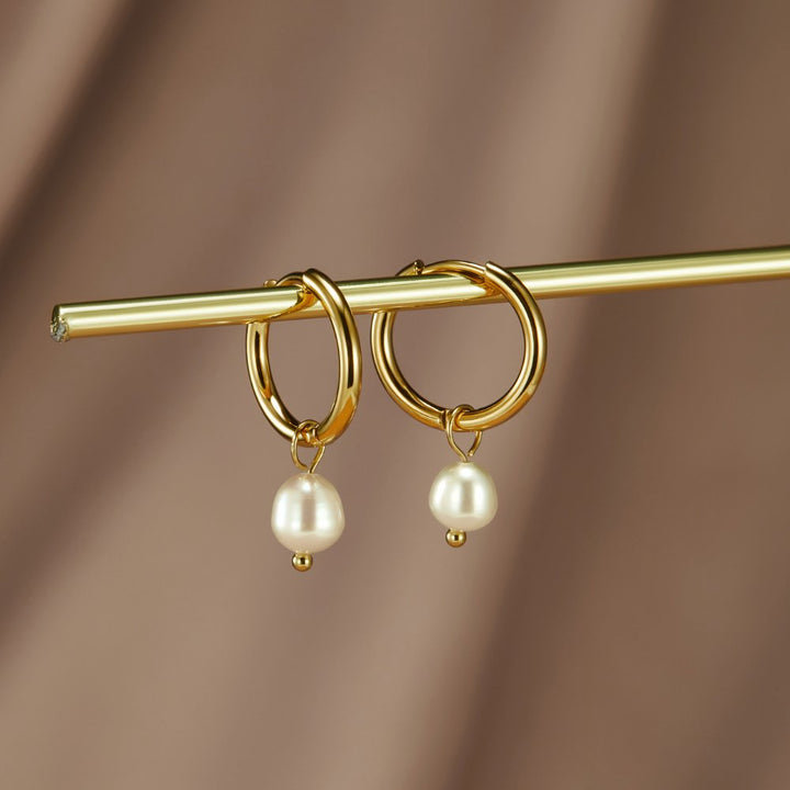 Bella – Pendientes elegantes con perlas de agua dulce