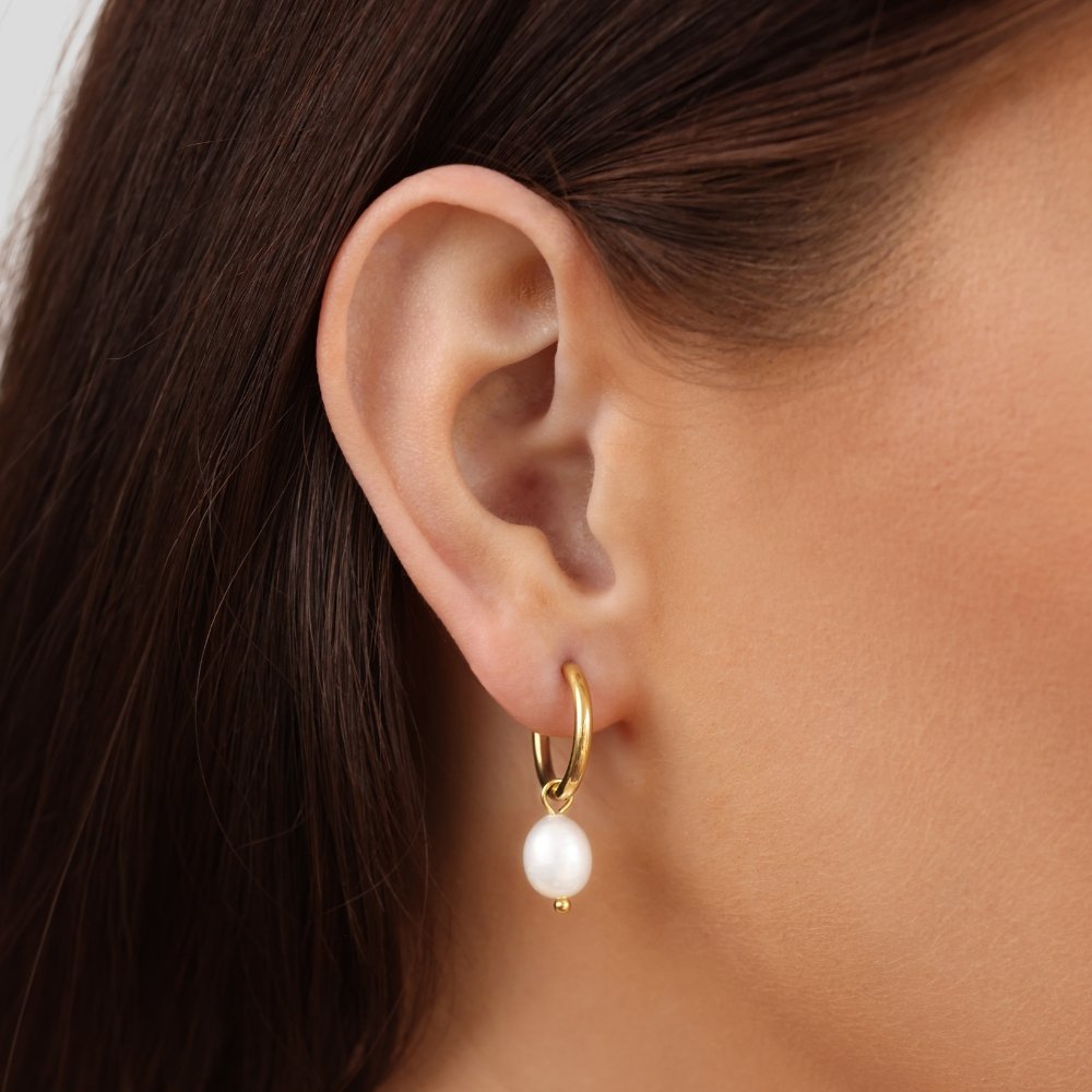 Bella – Pendientes elegantes con perlas de agua dulce