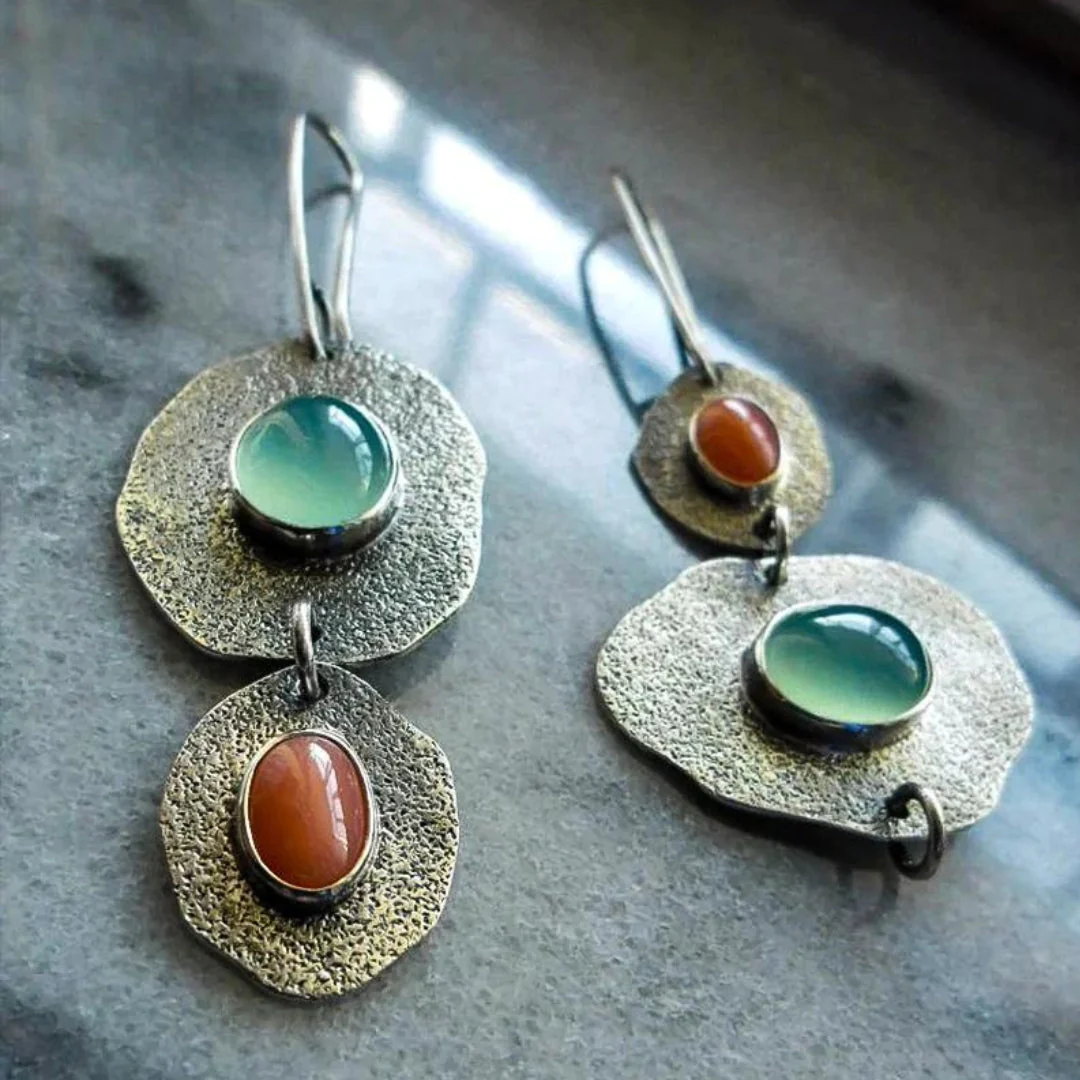 Diseño natura – Pendientes vintage en plata