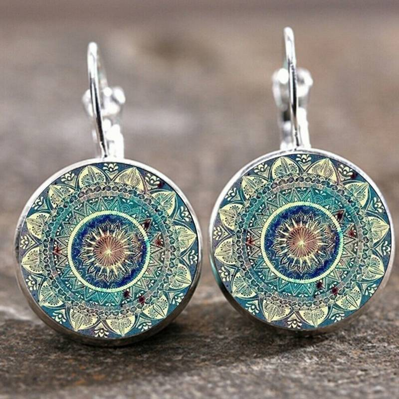Armonía – Pendientes Vintage con Mandala