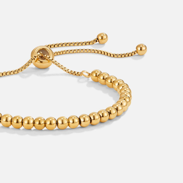 Pulsera de Oro con Cuentas