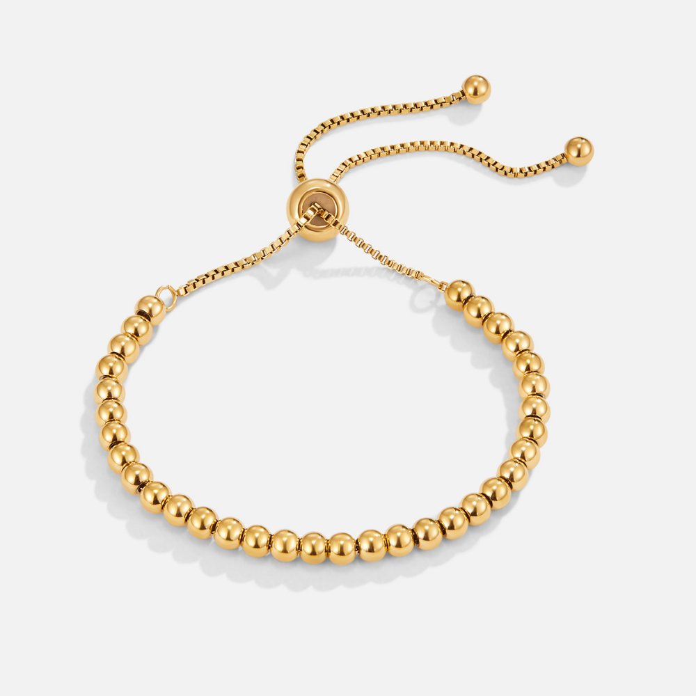 Pulsera de Oro con Cuentas