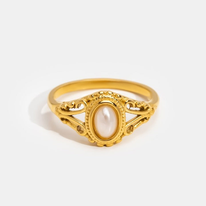 Royal – Anillo vintage con perlas naturales