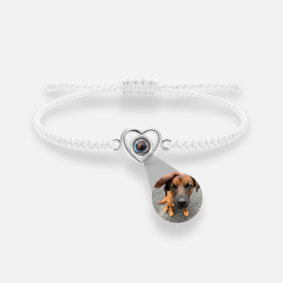 Pulsera con foto personalizada - Corazón