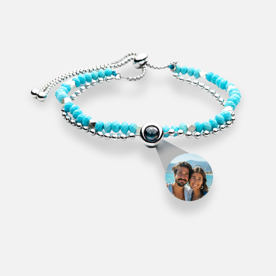 Pulsera con foto personalizada - Cristal