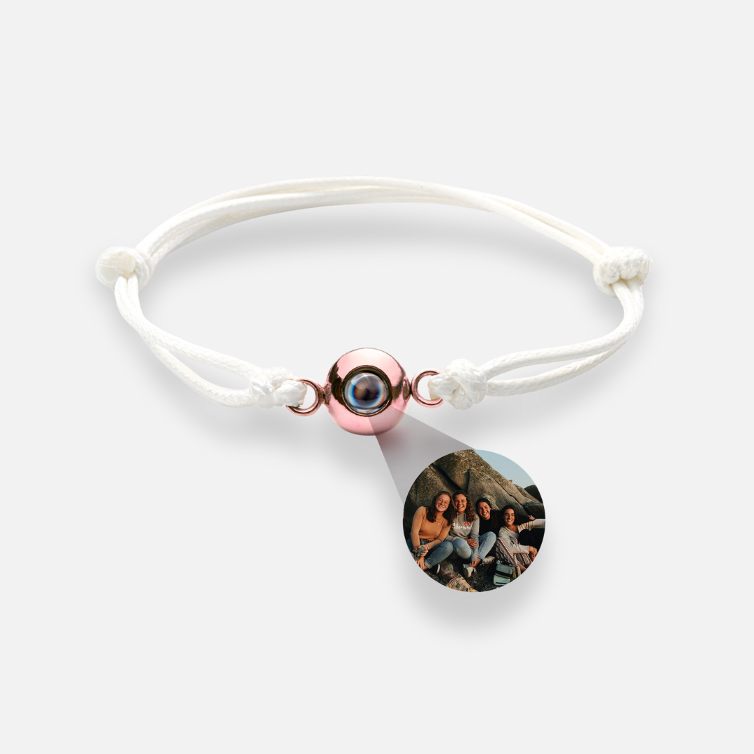 Pulsera con foto personalizada - Nudo marinero