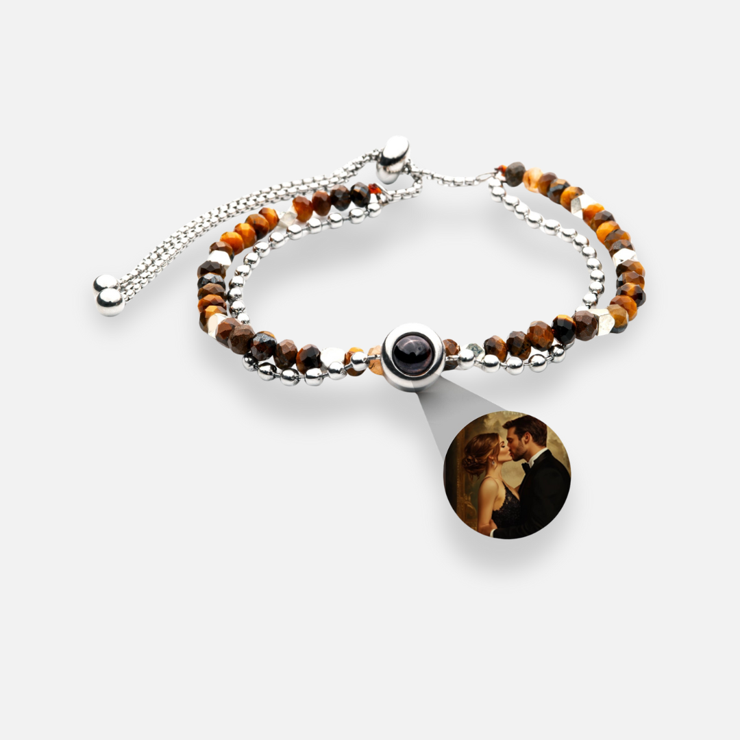 Pulsera con foto personalizada - Cristal