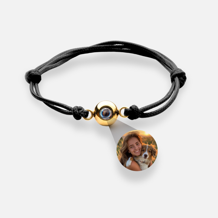 Pulsera con foto personalizada - Nudo marinero
