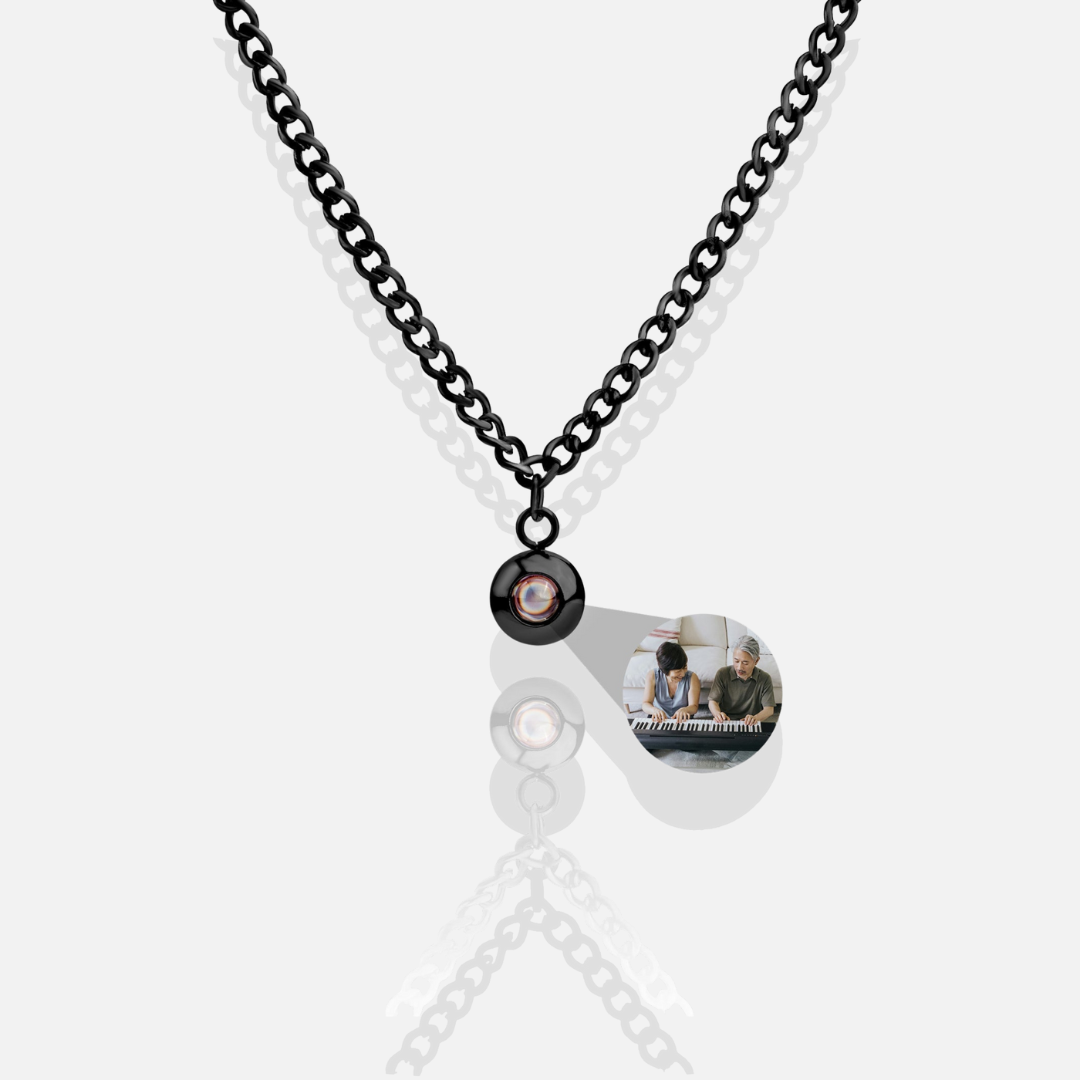 Collar con foto personalizada - Cadena Cubana