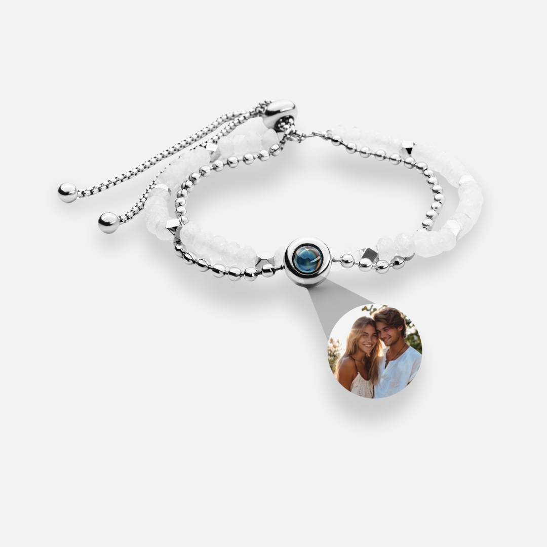 Pulsera con foto personalizada - Cristal