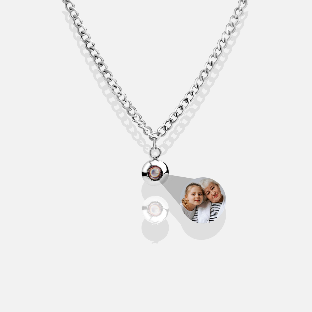 Collar con foto personalizada - Cadena Cubana