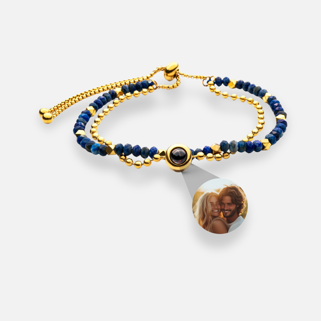 Pulsera con foto personalizada - Cristal