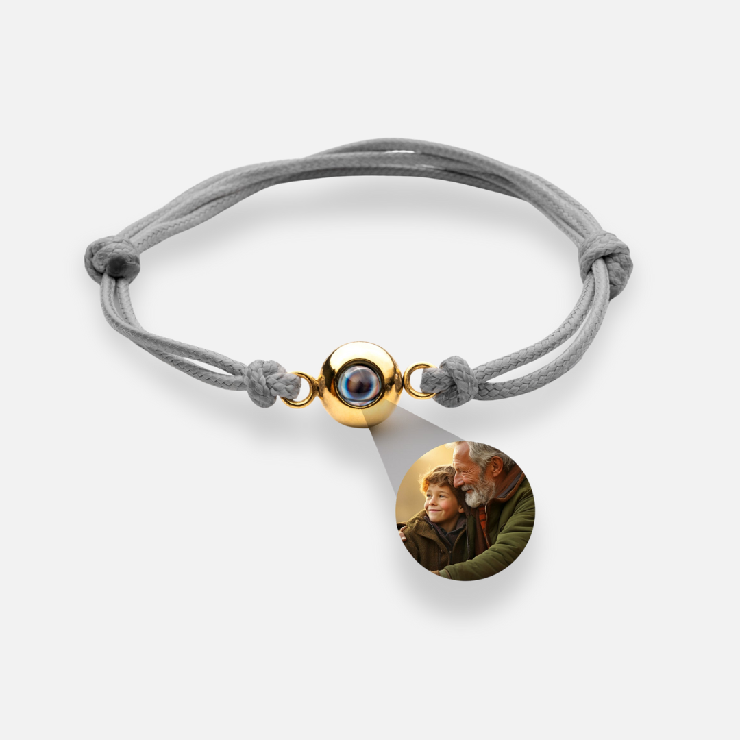 Pulsera con foto personalizada - Nudo marinero