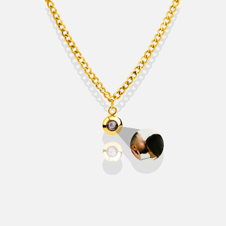 Collar con foto personalizada - Cadena Cubana