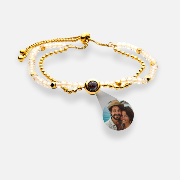 Pulsera con foto personalizada - Cristal