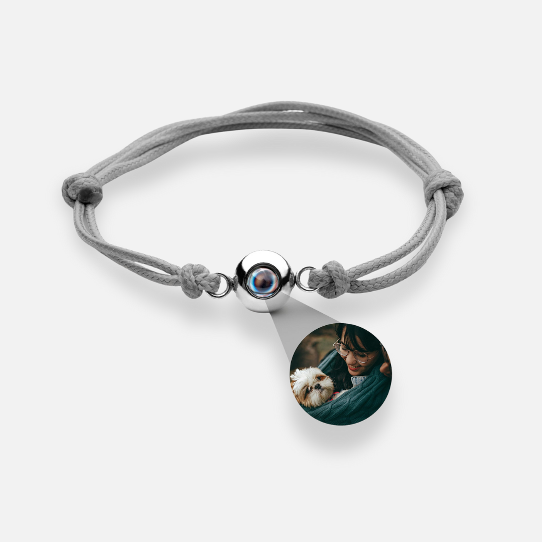 Pulsera con foto personalizada - Nudo marinero