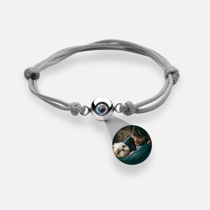 Pulsera con foto personalizada - Nudo marinero