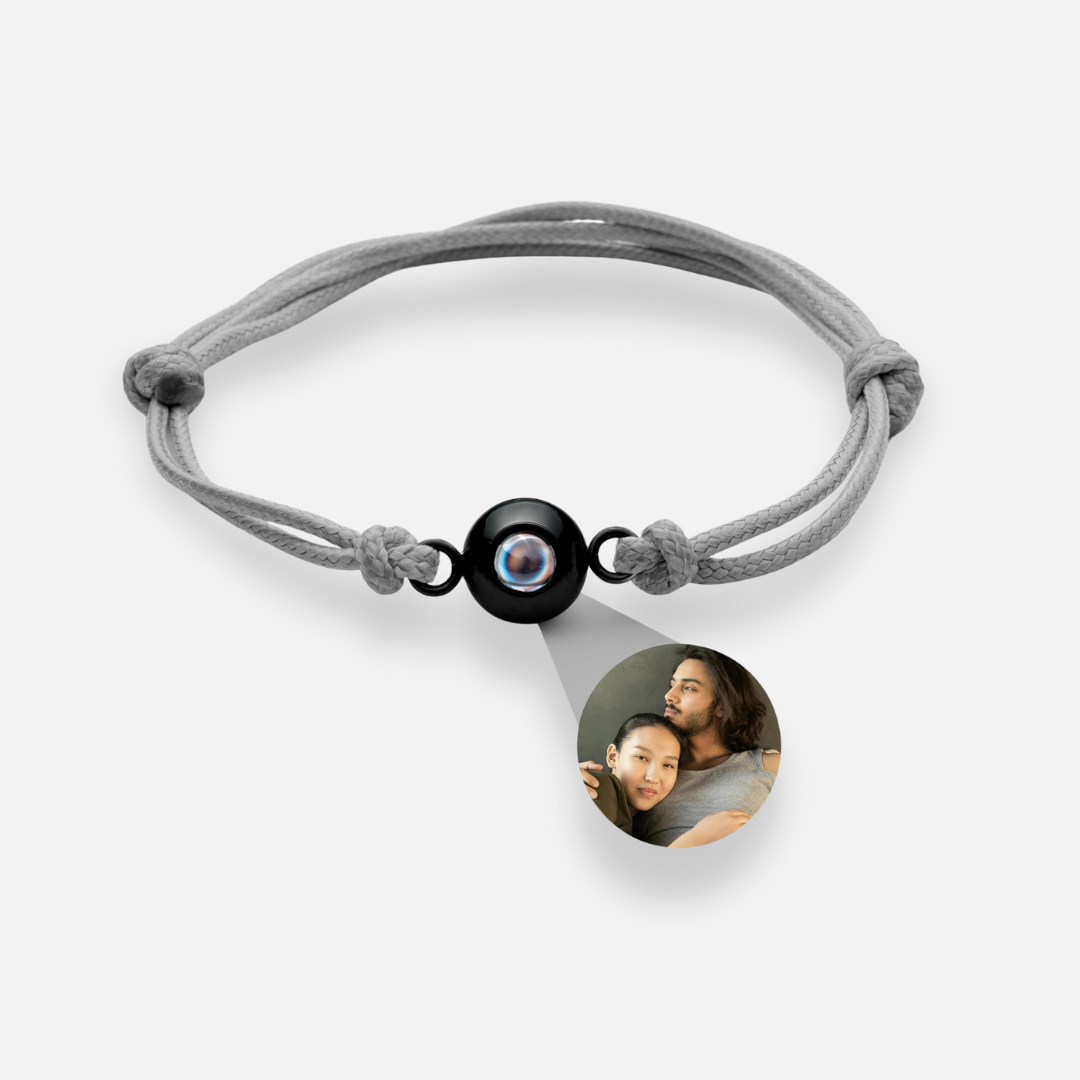 Pulsera con foto personalizada - Nudo marinero