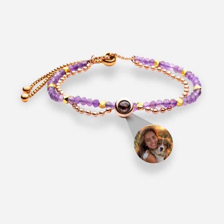 Pulsera con foto personalizada - Cristal