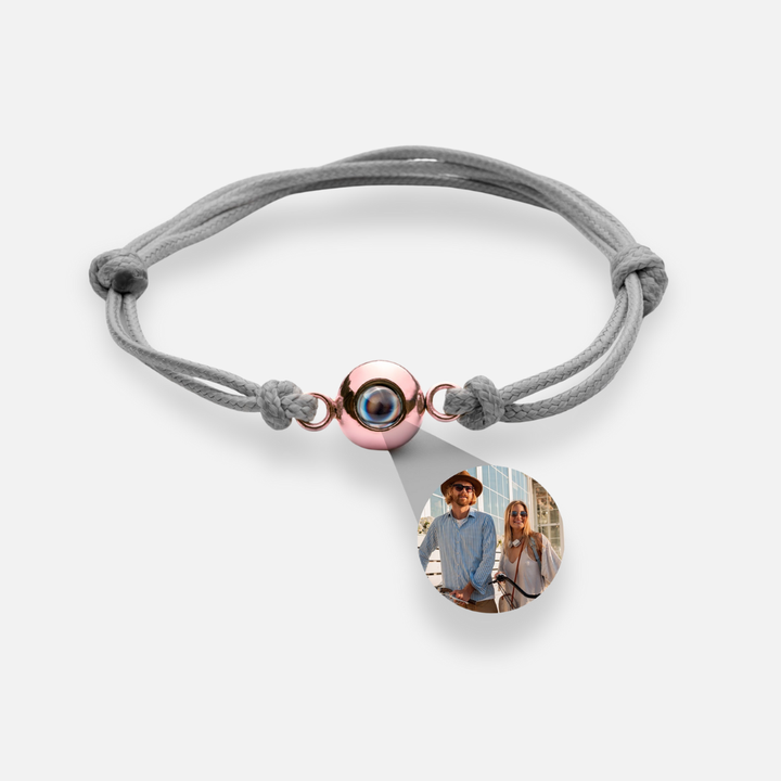 Pulsera con foto personalizada - Nudo marinero