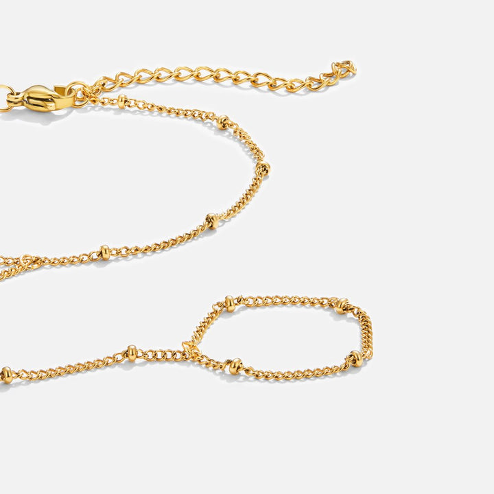 Pulsera de Cadena Chic para la Mano