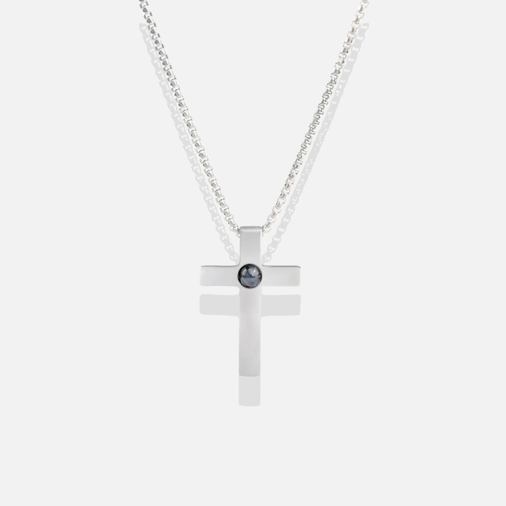 Collar con foto personalizada - Cruz