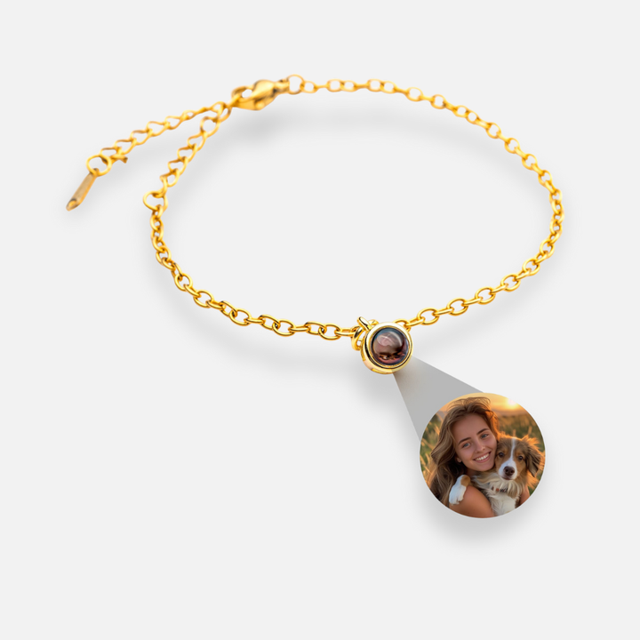 Pulsera con foto personalizada - Delicada