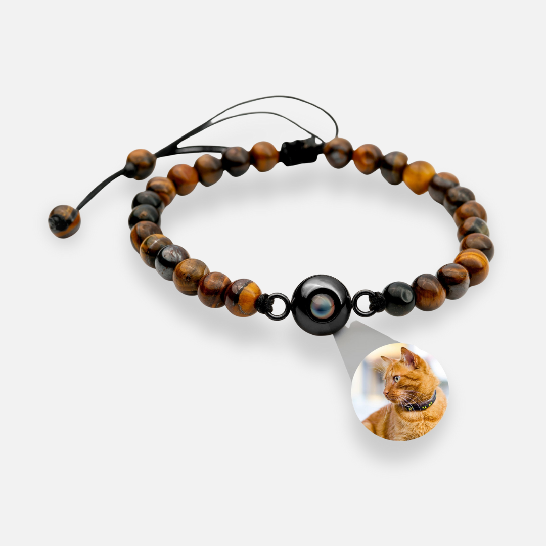 Pulsera con foto personalizada - Collar de perlas