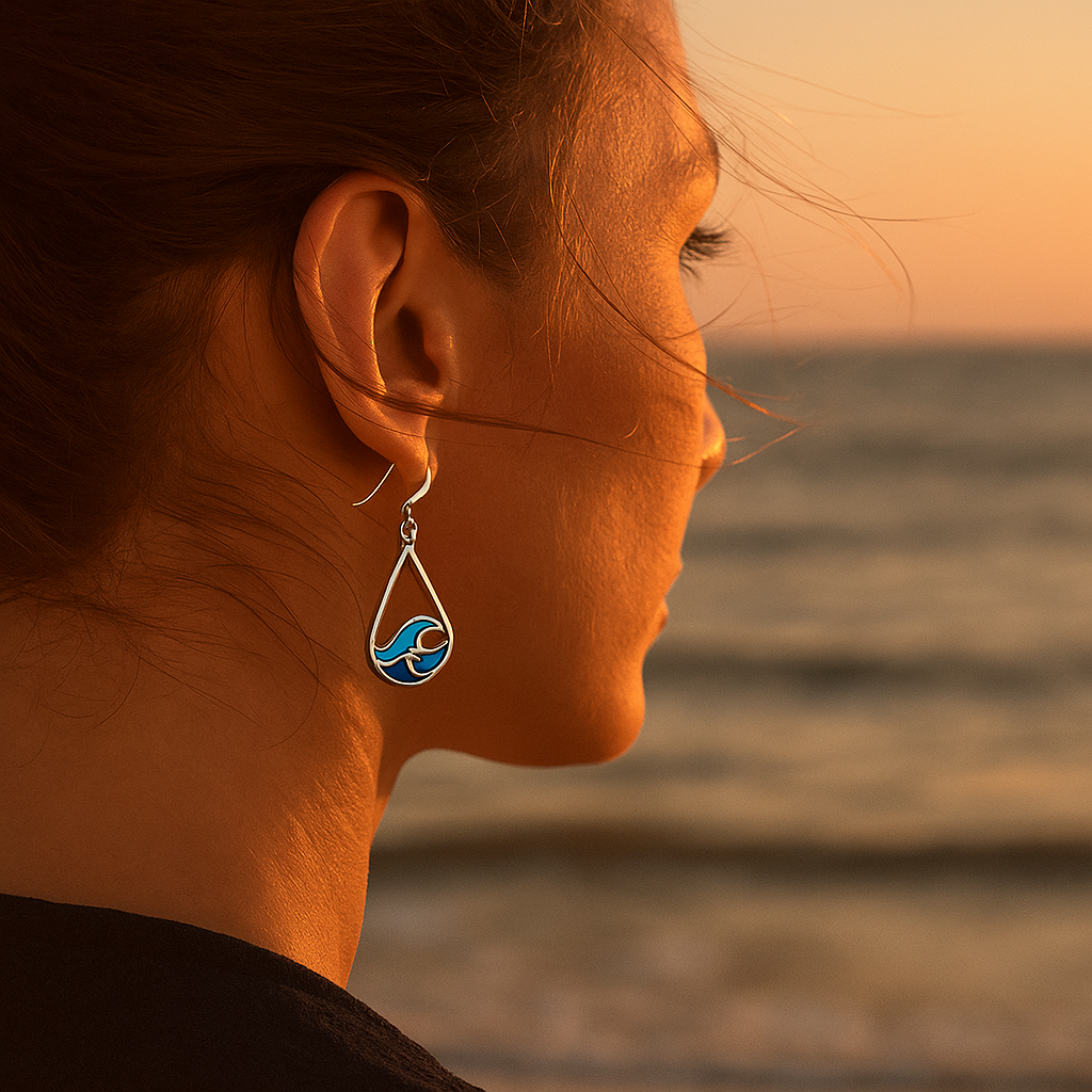 Nerida | Pendientes Olas de Agua