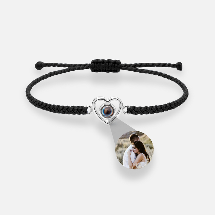 Pulsera con foto personalizada - Corazón