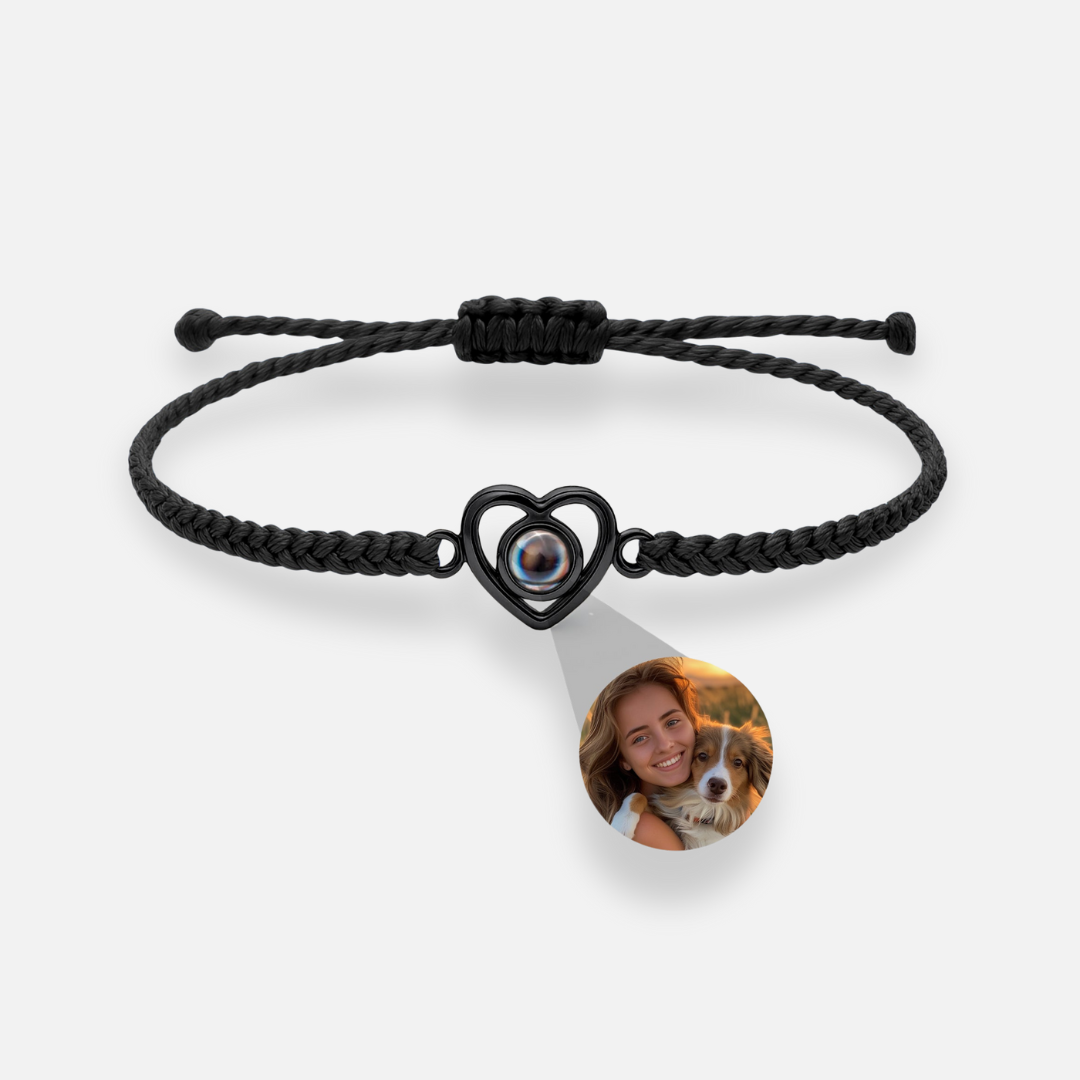 Pulsera con foto personalizada - Corazón