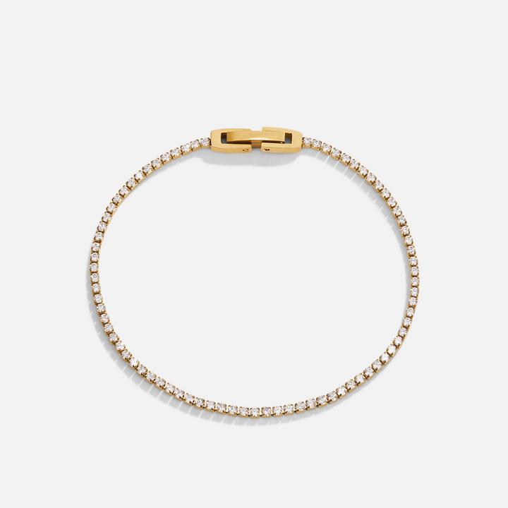 Pulsera de Oro con Cristales