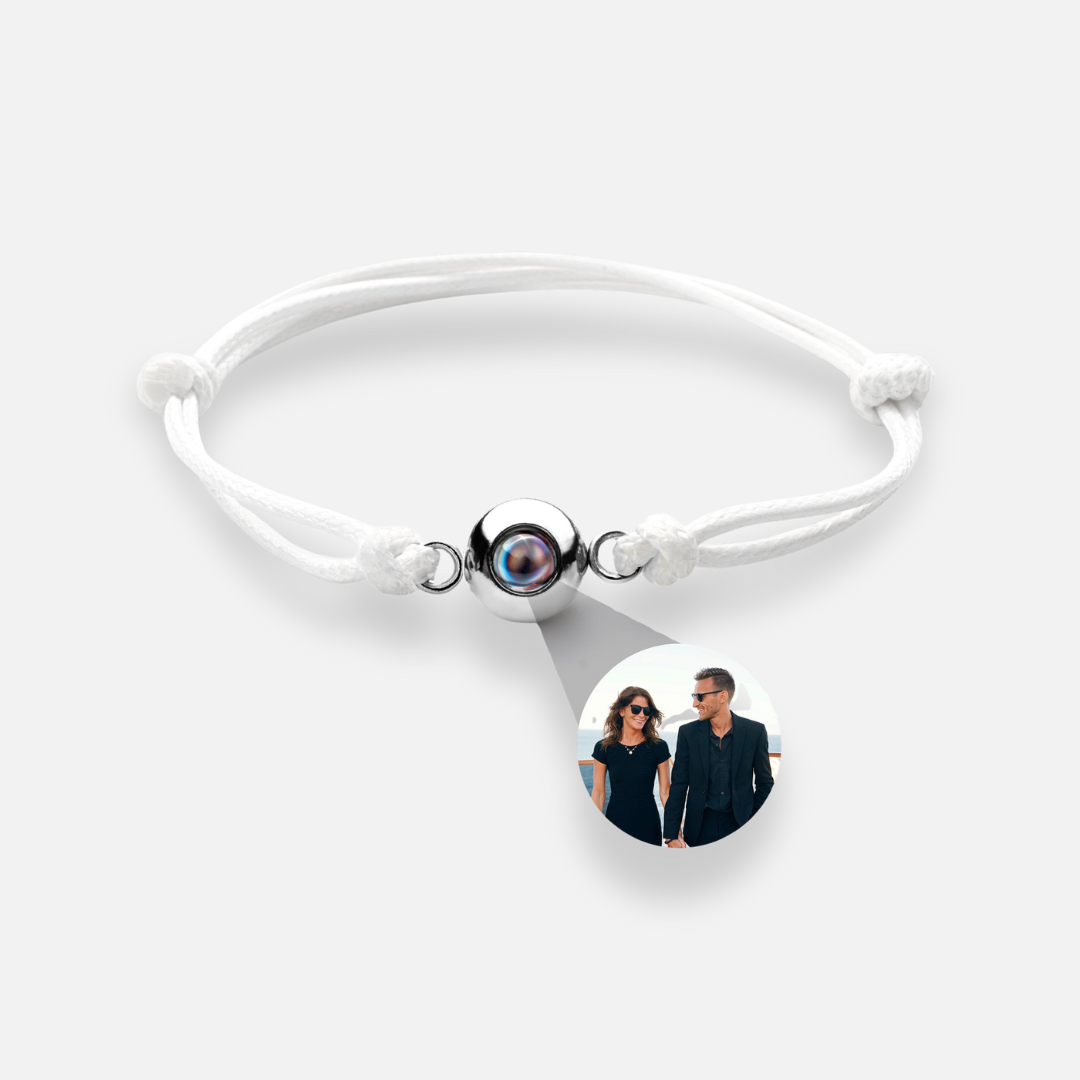Pulsera con foto personalizada - Nudo marinero