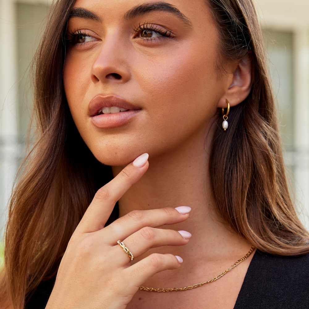 Bella – Pendientes elegantes con perlas de agua dulce