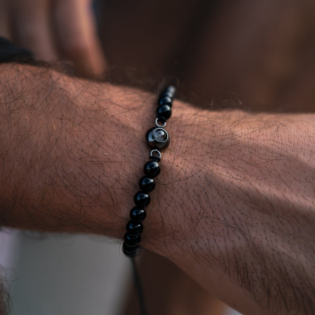 Pulsera con foto personalizada - Collar de perlas