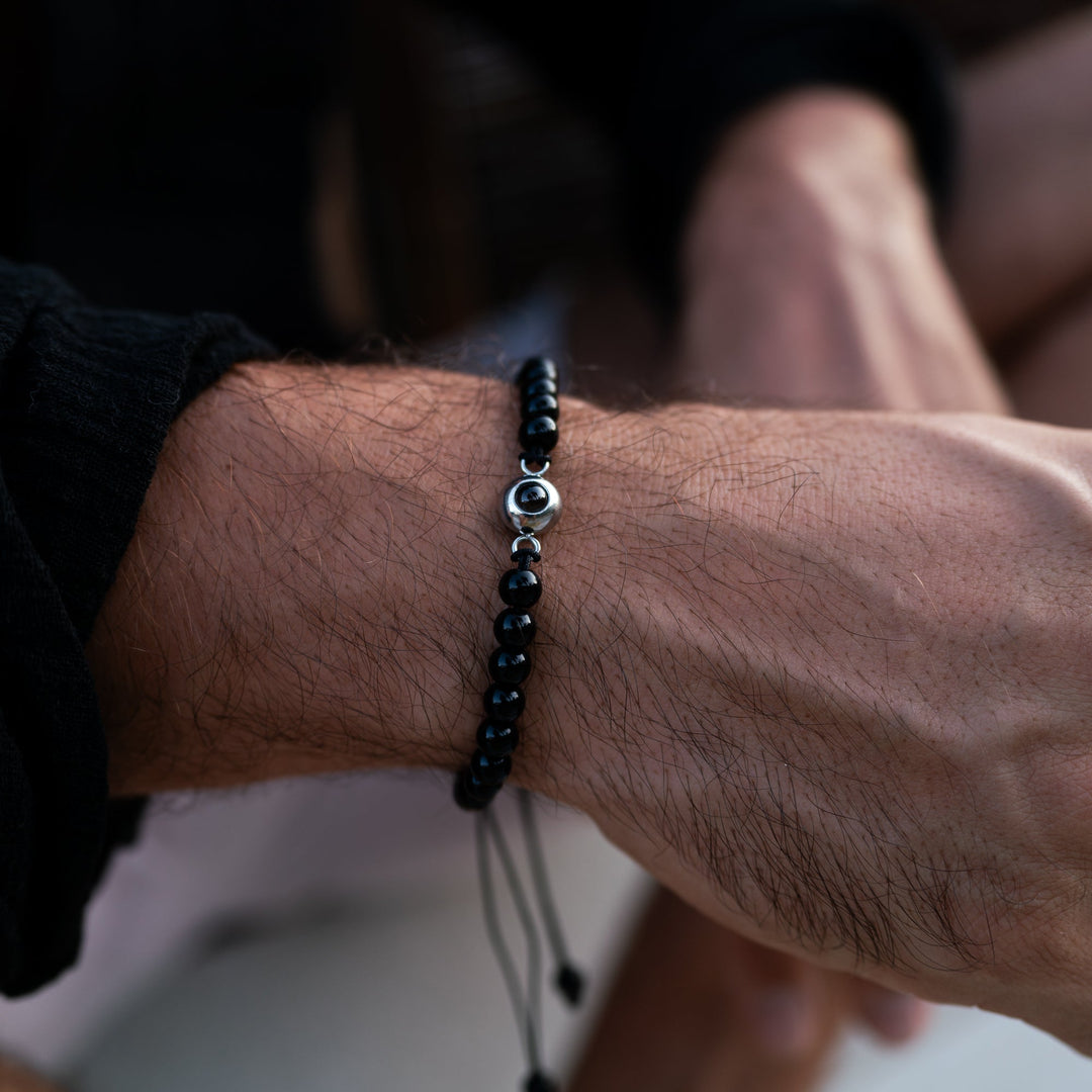 Pulsera con foto personalizada - Collar de perlas