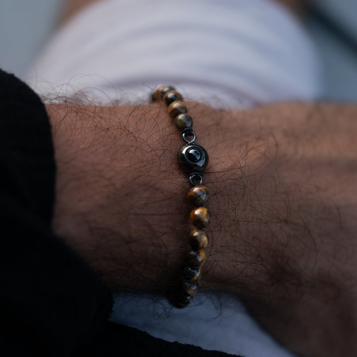 Pulsera con foto personalizada - Collar de perlas