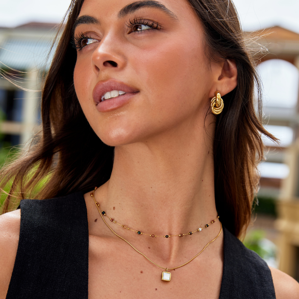 Collar con Piedra Natural