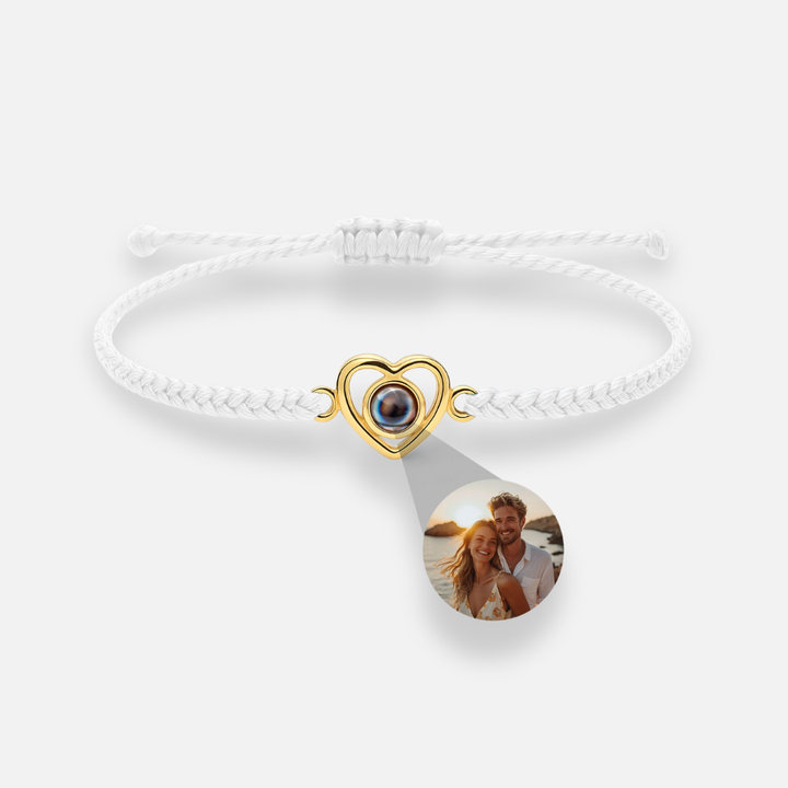 Pulsera con foto personalizada - Corazón
