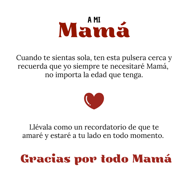 Pulsera de Promesa Eterna - A mi Madre
