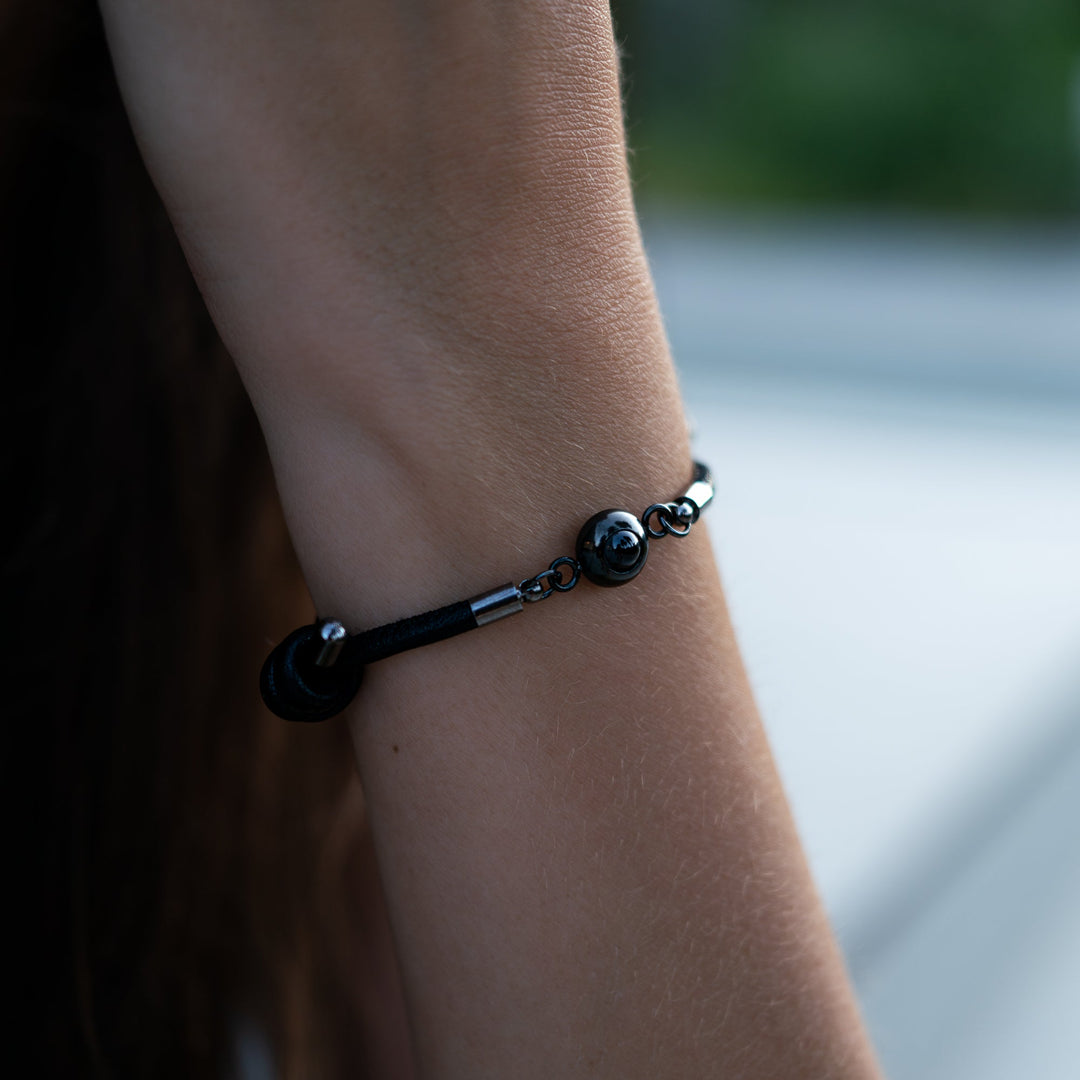 Pulsera con foto personalizada - Cuero