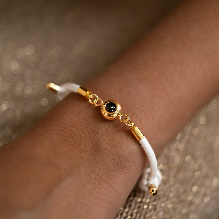 Pulsera con foto personalizada - Cuero