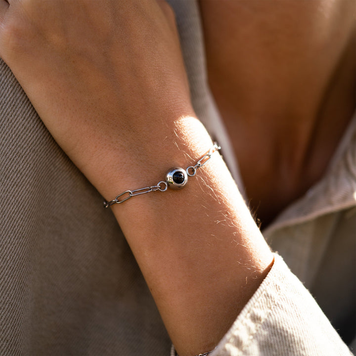 Pulsera con foto personalizada - Clip de papel